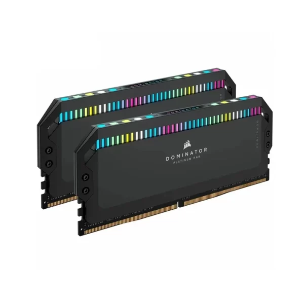 رم کورسیر دو کاناله DOMINATOR PLATINUM RGB CL40 با ظرفیت ۶۴ گیگابایت DDR5 و فرکانس ۶۰۰۰ مگاهرتز